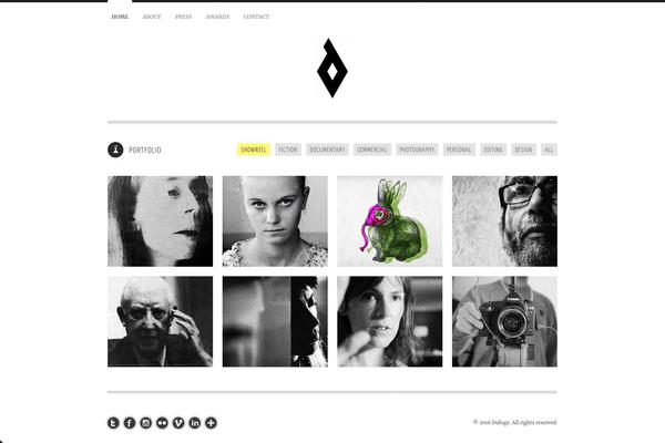 Yin & Yang theme site design template sample