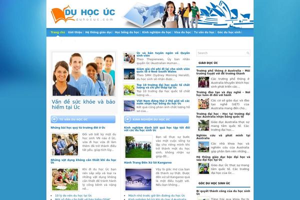 NewsPad theme site design template sample