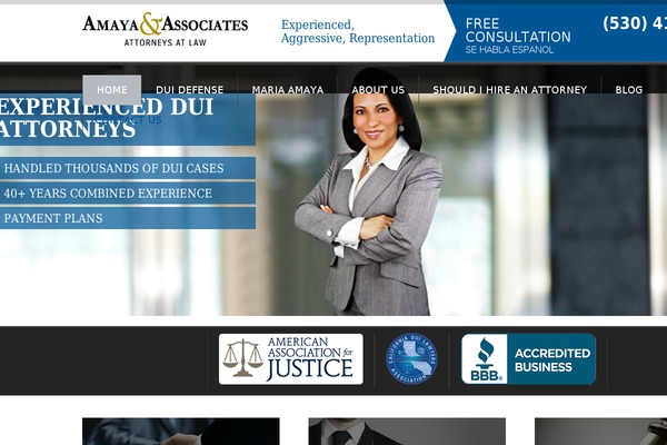 Site using Kento Testimonial Slider plugin