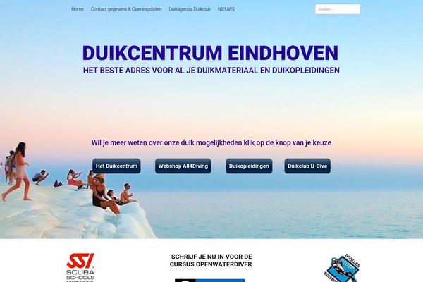 Tesseract theme site design template sample