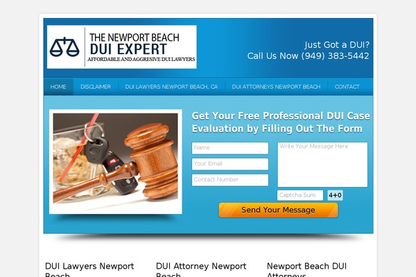 duilawyerinnewportbeach.com site used Local Business