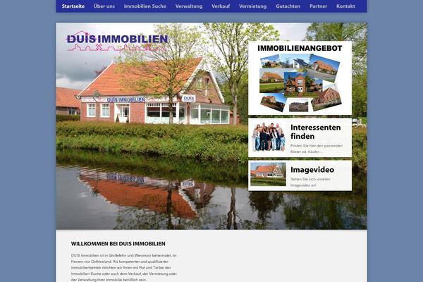 Aspiration theme site design template sample