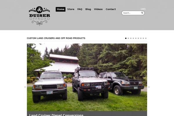Merchant theme site design template sample