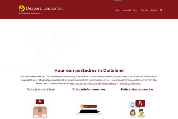 Jupiter theme site design template sample