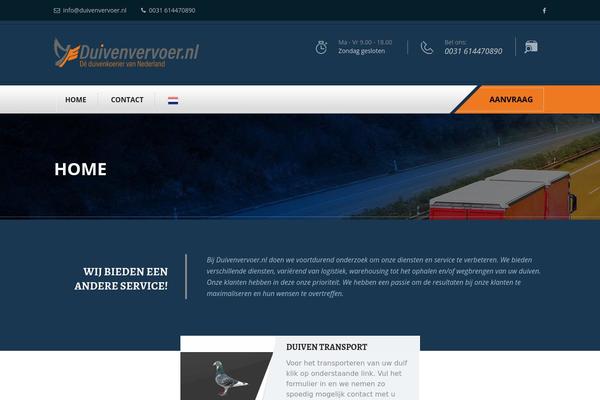 Logiscargo theme site design template sample