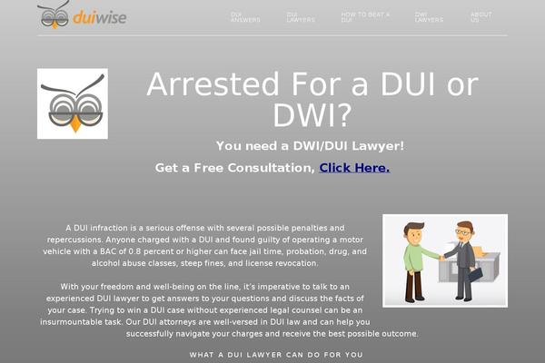 duiwise.com site used Website