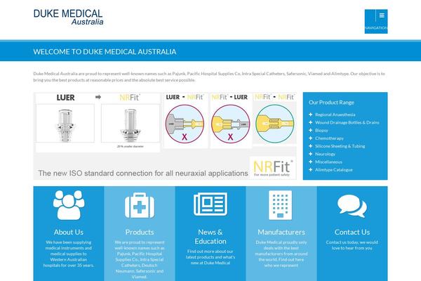 Clinico theme site design template sample