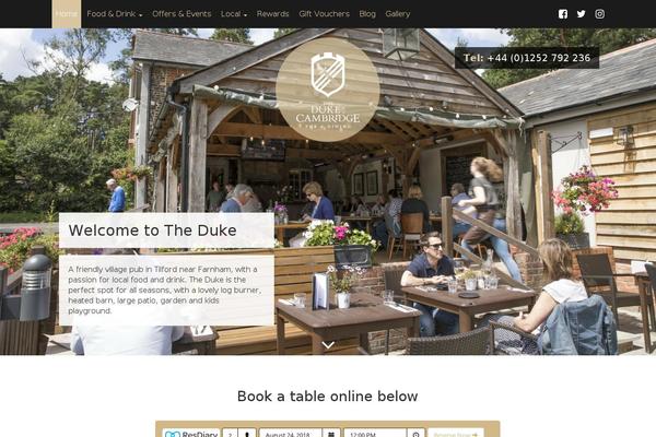 dukeofcambridgetilford.co.uk site used Dukeofcambridge