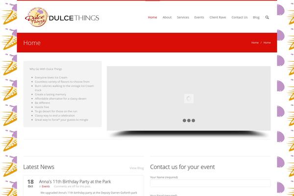 ThemeTastic theme site design template sample