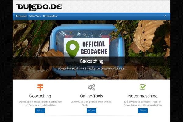 evolve theme site design template sample