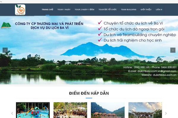 Adventure-tours-child theme site design template sample