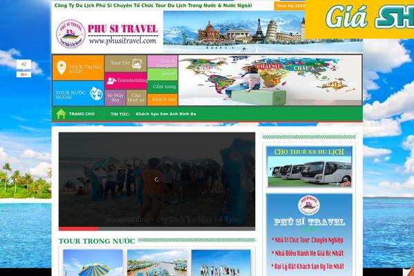 dulichphusi.com site used Sahifa1