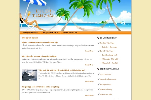 dulichtuanchau.com site used Beautiful-beach