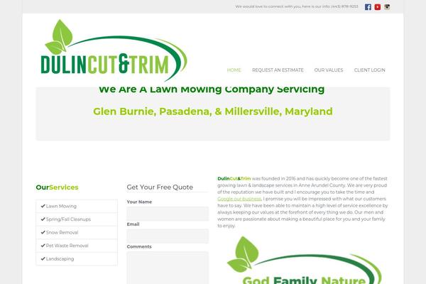 The Company theme site design template sample