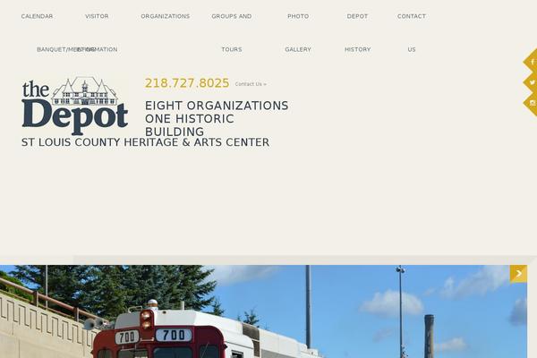 Depot theme site design template sample