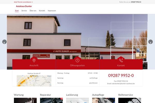 Auto Repair theme site design template sample
