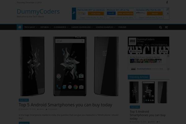 ColorMag theme site design template sample
