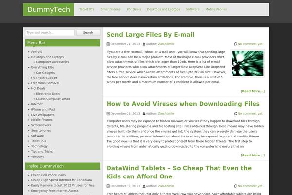 zAlive theme site design template sample