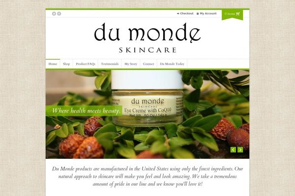 Organic Shop theme site design template sample