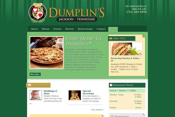 Gourmet theme site design template sample