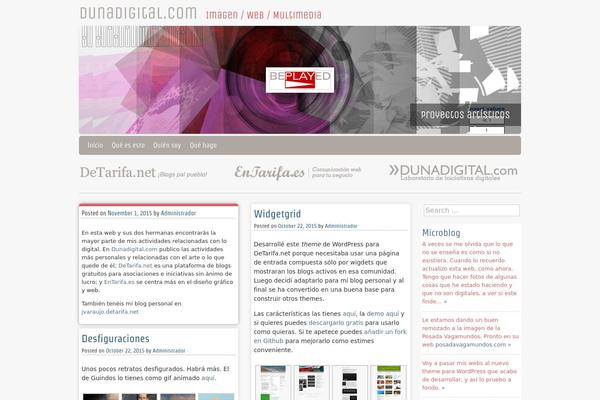 Fukasawa theme site design template sample