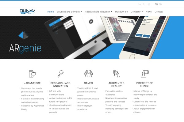 Infinite theme site design template sample