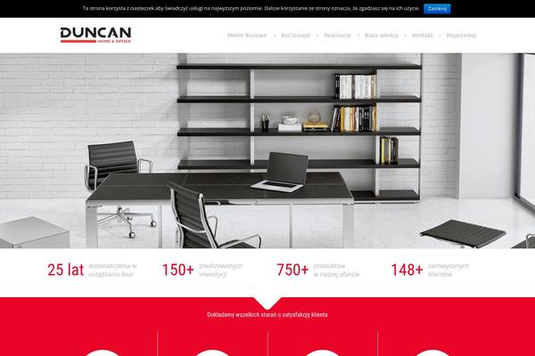 Maleo theme site design template sample