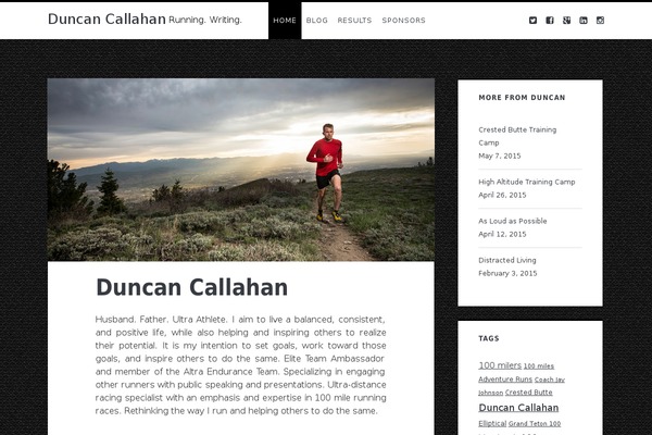 duncancallahanrunning.com site used Ignite Plus