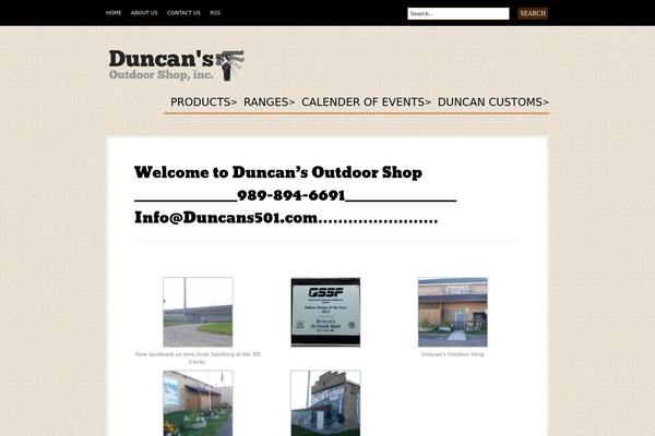 Bueno theme site design template sample