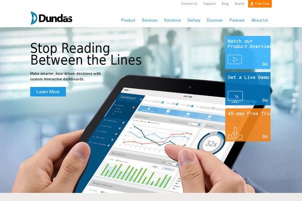 dundas theme websites examples