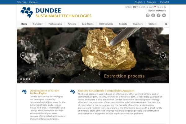 dundeetechnologies.com site used Modernize