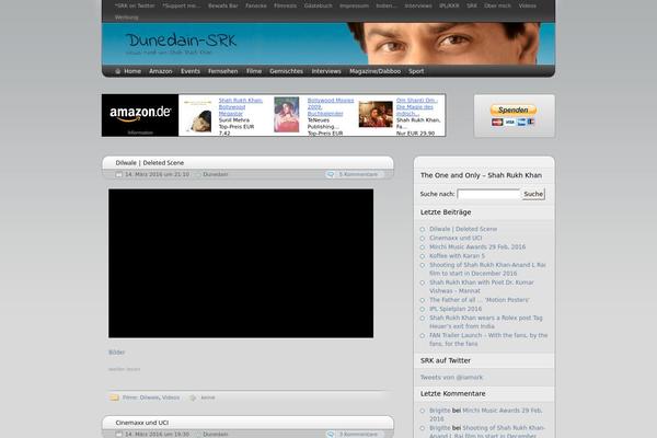 Arjuna X theme site design template sample