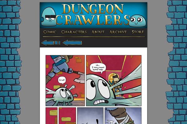 dungeoncrawlerscomic.com site used Inkblot