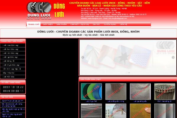 dungluoi.com site used Dungluoi