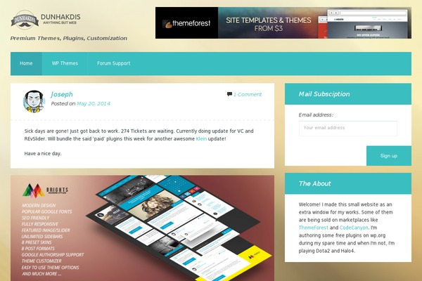 klein-2.0.7 WordPress theme, websites list used klein-2.0.7 theme klein-2.0.7 theme websites examples