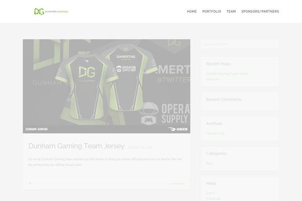 Tides theme site design template sample