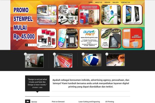 Pax theme site design template sample