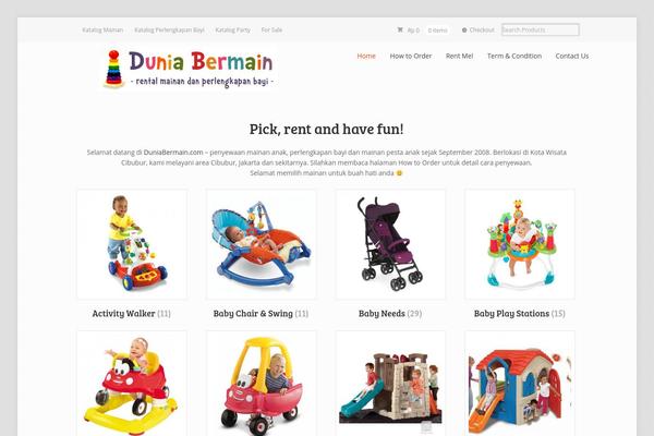 Mystile theme site design template sample