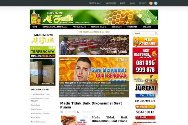 Libera theme site design template sample