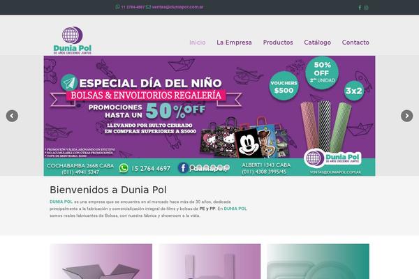 Site using Soslider-social-slider plugin