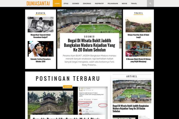 Mystery theme site design template sample