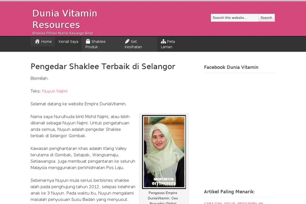 Generate Pro theme site design template sample