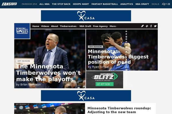 dunkingwithwolves.com site used Div-framework