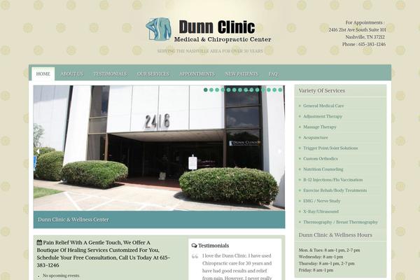 Rejuvenate theme site design template sample