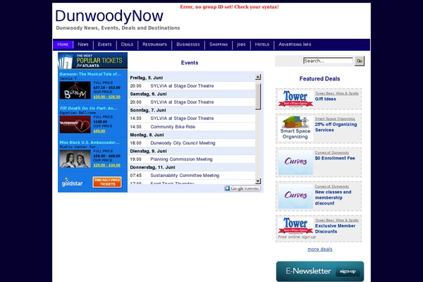 Bailey theme site design template sample