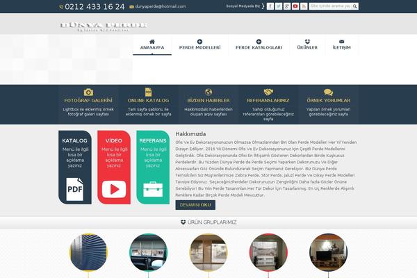 Safirkurumsal theme site design template sample