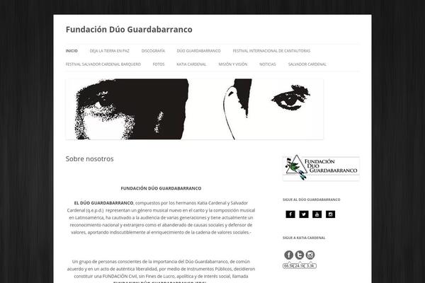 Twenty Twelve theme site design template sample