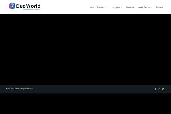 duosoftware.com site used Duoworld