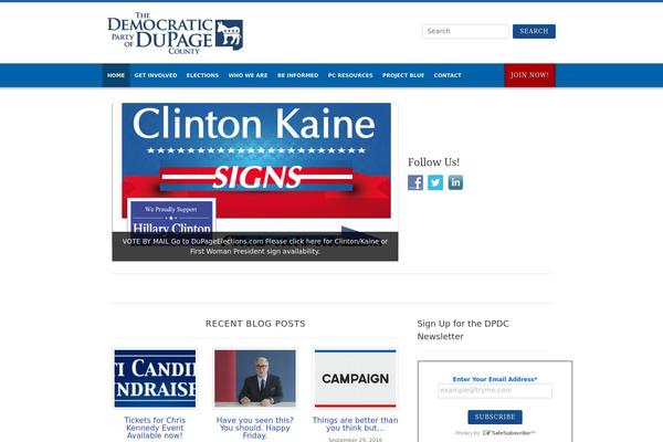 dupagedemocrats.com site used Campaign