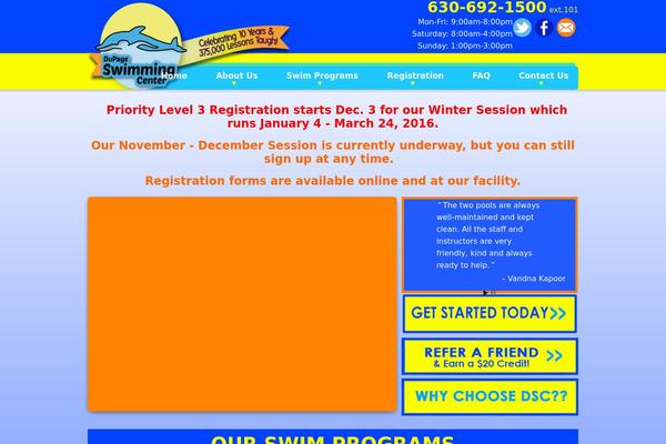 dupageswimmingcenter.com site used Dupage